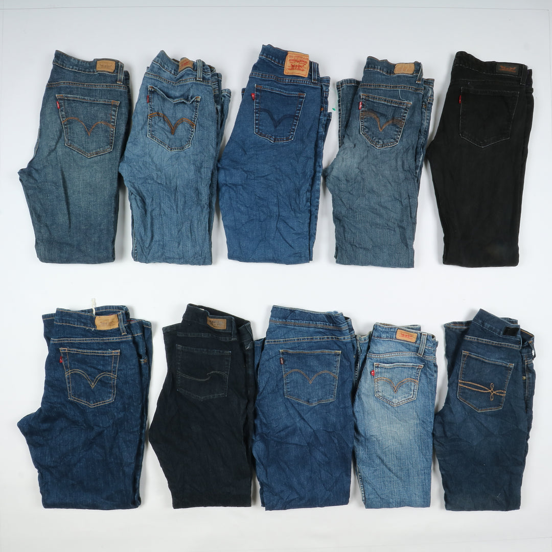 Levi's jeans stock da 43pz slim, skinny, bootcut e regular fit donna Levis