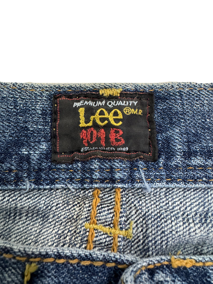 Lee 101b selvedge cimosa W34 L32 vintage denim lee jeans usato unisex