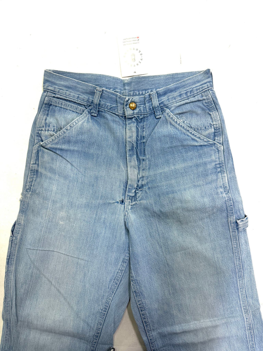 Lee W29 L32 work pant talon zip made in usa anni 70&