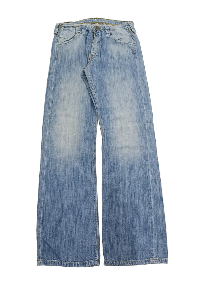 Lee Dillon Bootcut W33 L34 denim vintage jeans usato zampa