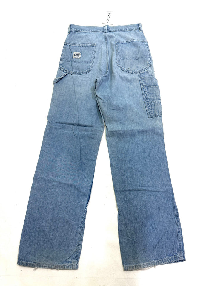 Lee W29 L32 work pant talon zip made in usa anni 70&