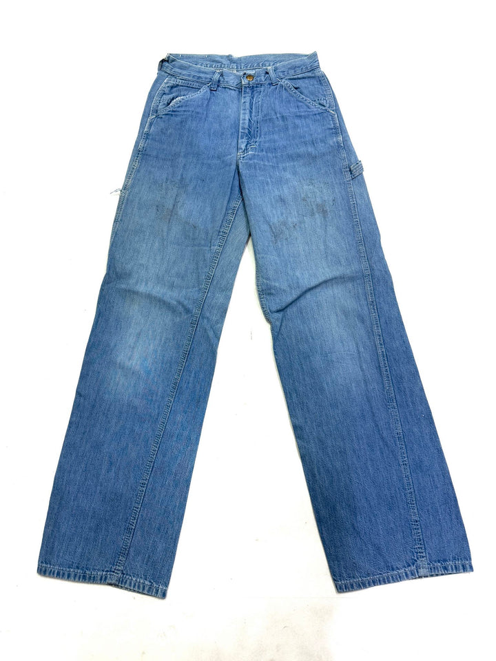 Lee made in Usa talon zip W28 L32 work pant vintage jeans anni 70&