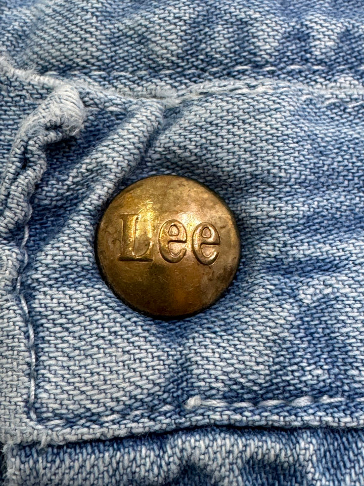 Lee W29 L32 work pant talon zip made in usa anni 70&