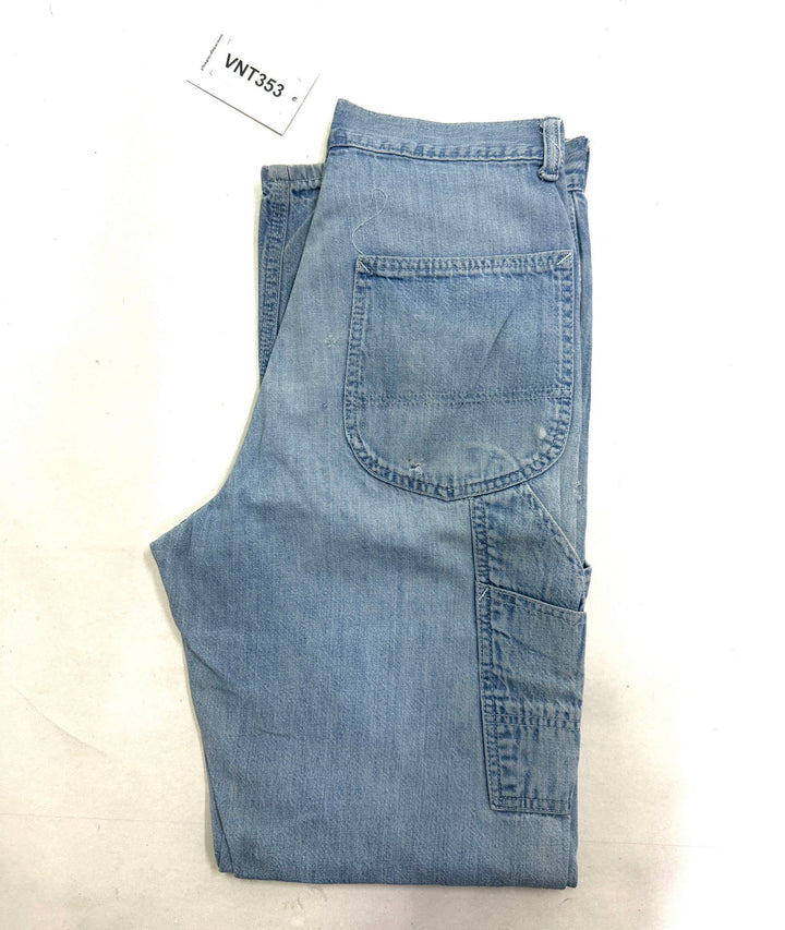 Lee W29 L32 work pant talon zip made in usa anni 70&