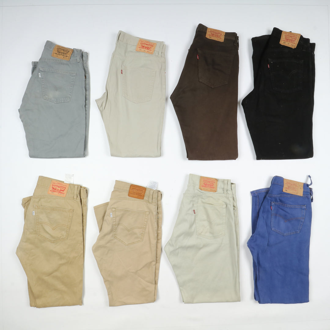 Levi's 501 e zip fly per rework custom stock da 42pz colorati e denim remake