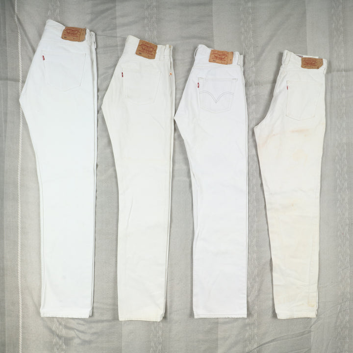 Levi's 501, 901 e zip fly Bianco Grado A+B, box da 20pz Uomo e Donna