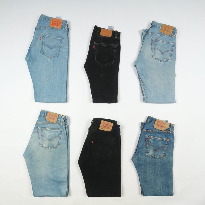 Levi's 501 grado A box da 30pz uomo e donna denim e mix color