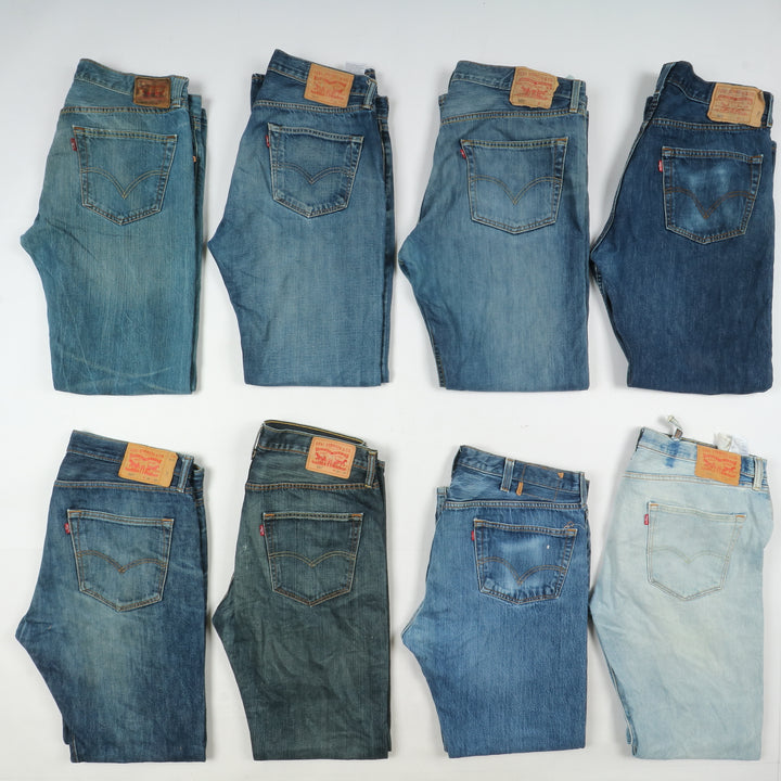 Levi's 501 Grado A+B, stock da 40pz denim e nero Uomo