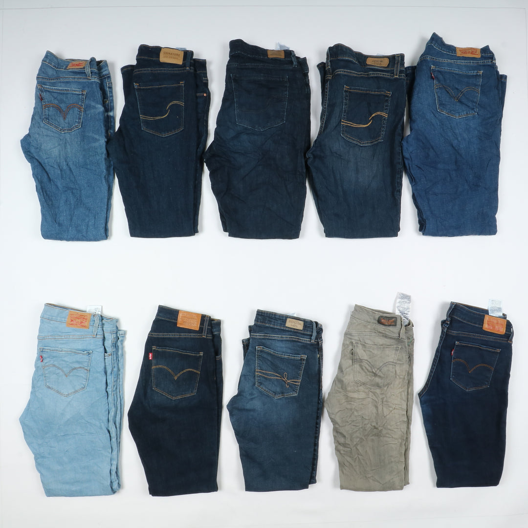 Levi's jeans stock da 45pz slim, skinny, bootcut e regular fit donna Levis