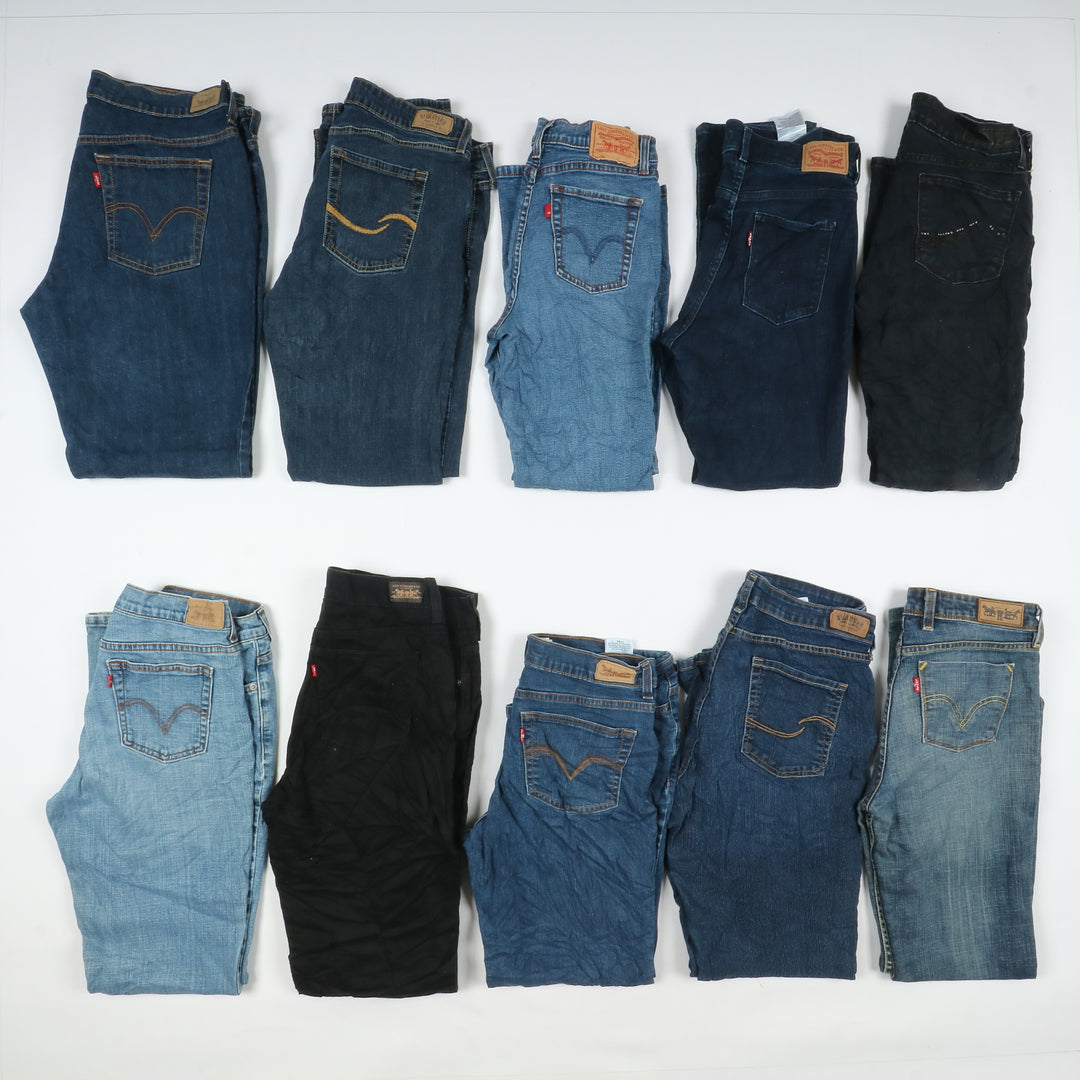 Levi's jeans stock da 45pz slim, skinny, bootcut e regular fit donna Levis