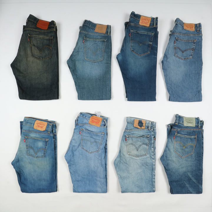 Levi's ZIP fly, Grado A+ B, stock da 36pz Levis jeans Uomo e Donna Denim