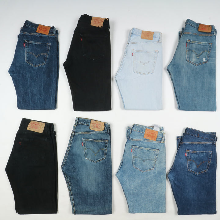 Levi's 501 grado A box da 30pz uomo e donna denim e mix color