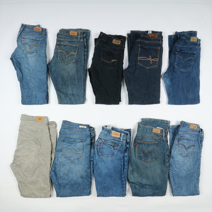 Levi's jeans stock da 45pz slim, skinny, bootcut e regular fit donna Levis