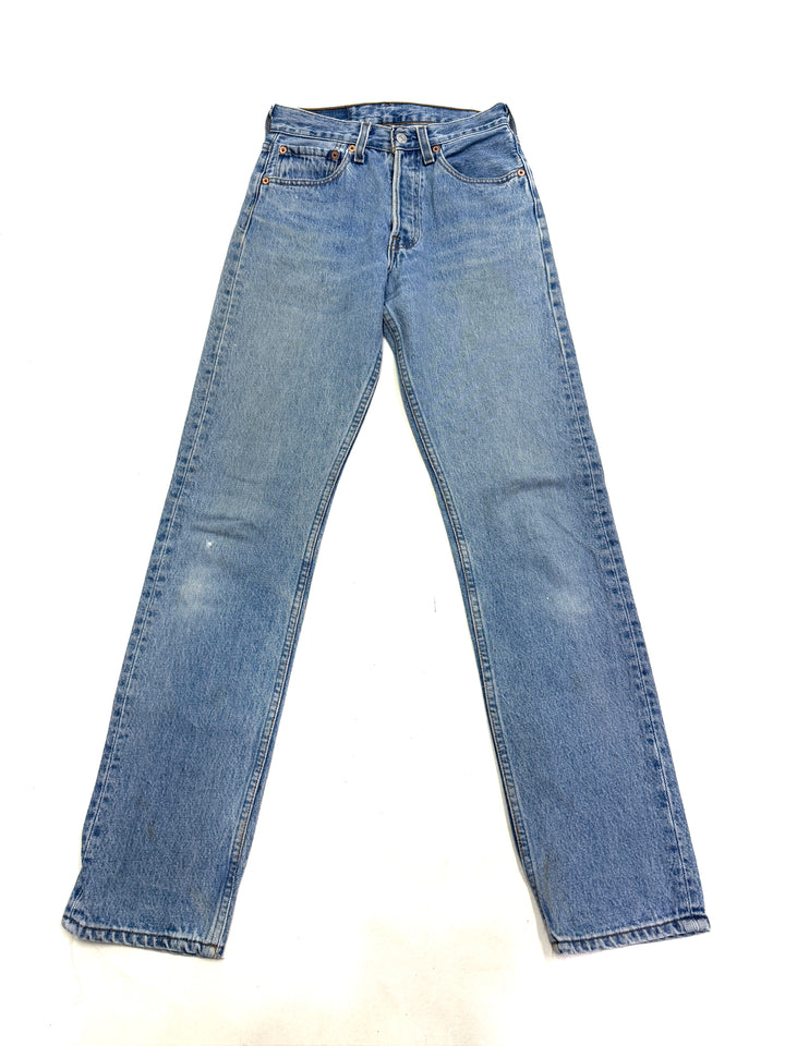 Levi's 501 for women Made In USA W26 L32 anni 80' 4 BOTTONI