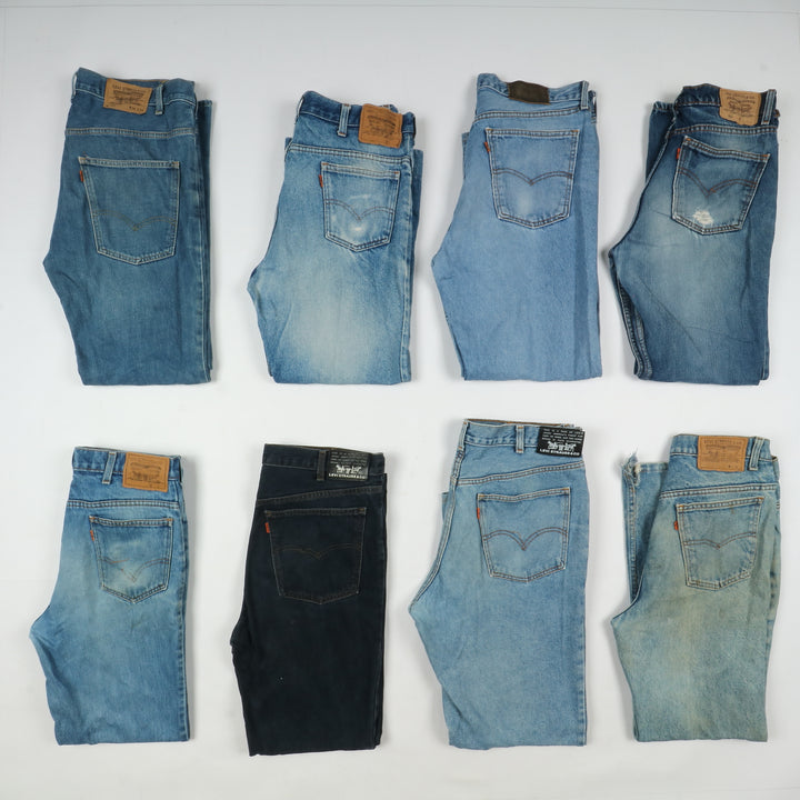 Levi's vintage Orange Tab denim e nero Box da 38pz Grado B Levis