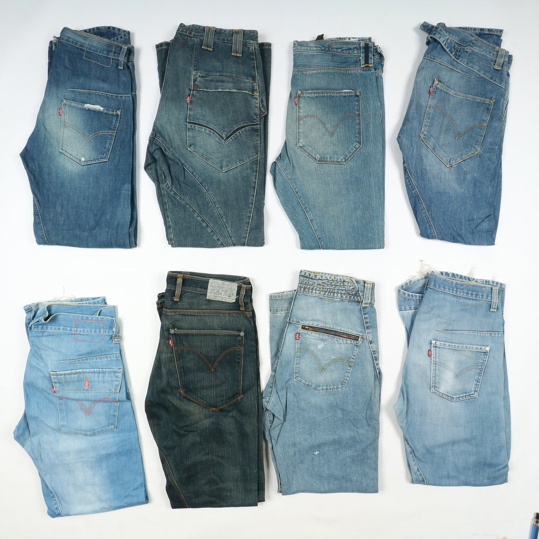 Levi's Engineered anni 2000 Box 38pz Uomo e Donna y2k Levis jeans twister antiform