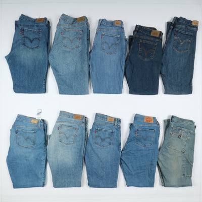 Levis vintage zampa donna box da 33pz Levi's jeans bootcut grado A+B