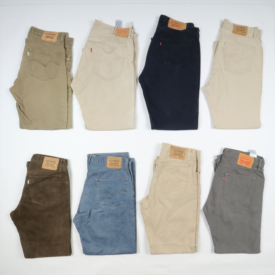 Levi's 501 e zip fly per rework custom stock da 42pz colorati e denim remake