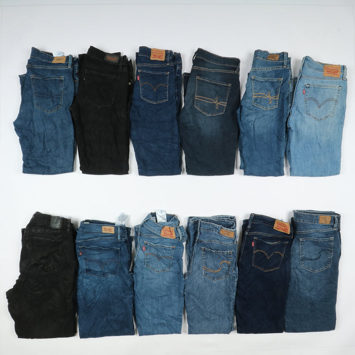 Levi's jeans stock da 45pz slim, skinny, bootcut e regular fit donna Levis