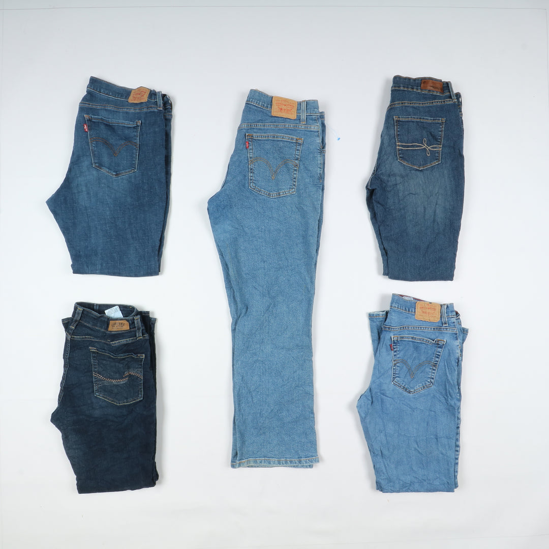 Levi's jeans stock da 45pz slim, skinny, bootcut e regular fit donna Levis