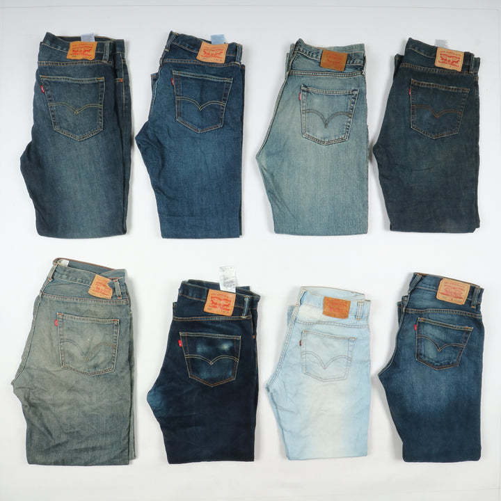 Levi's ZIP fly, Grado A+ B, stock da 36pz Levis jeans Uomo e Donna Denim