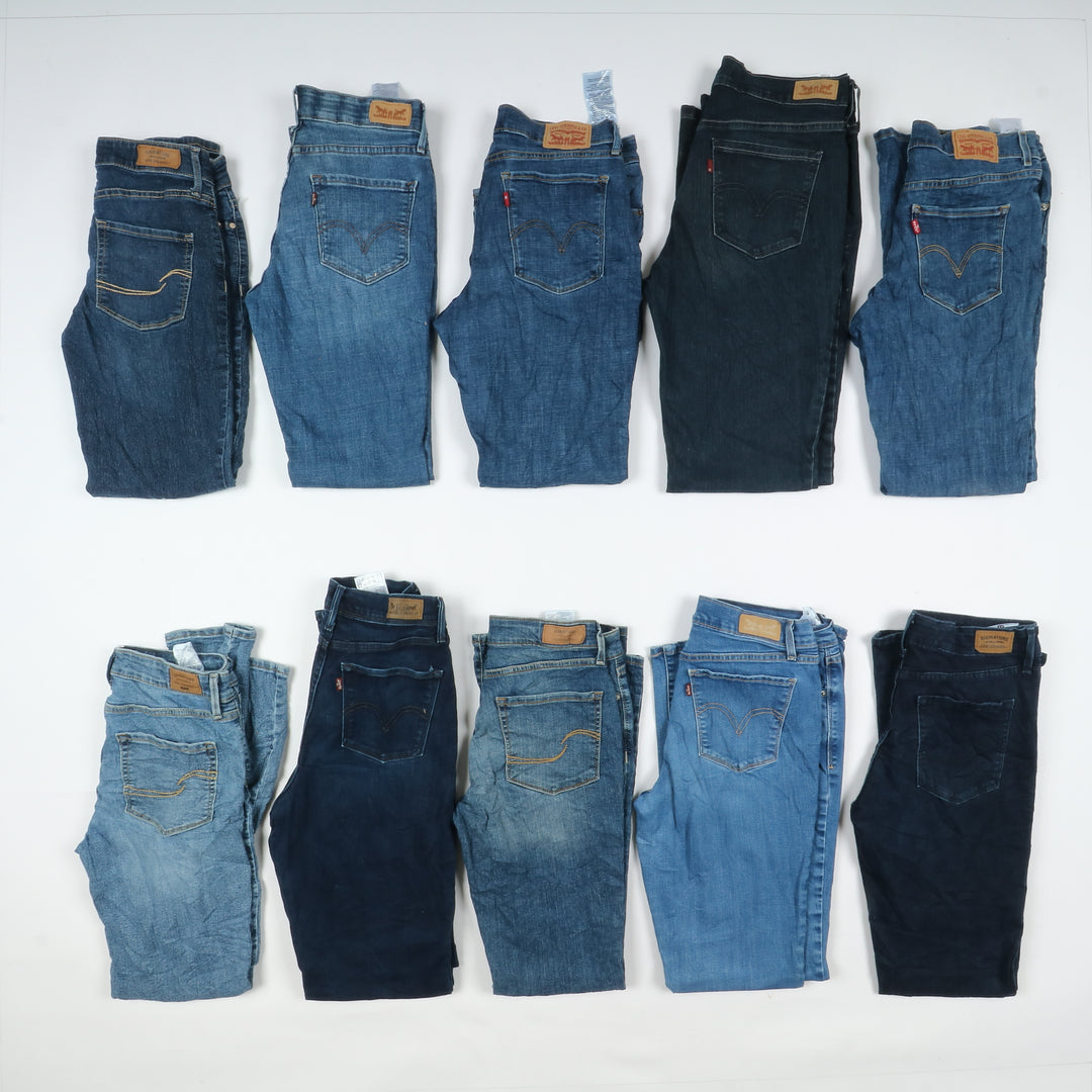 Levi's jeans stock da 43pz slim, skinny, bootcut e regular fit donna Levis