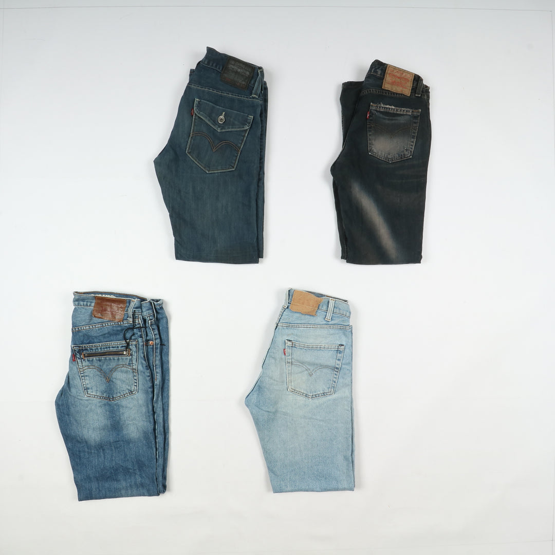 Levi's ZIP fly, Grado A+ B, stock da 36pz Levis jeans Uomo e Donna Denim