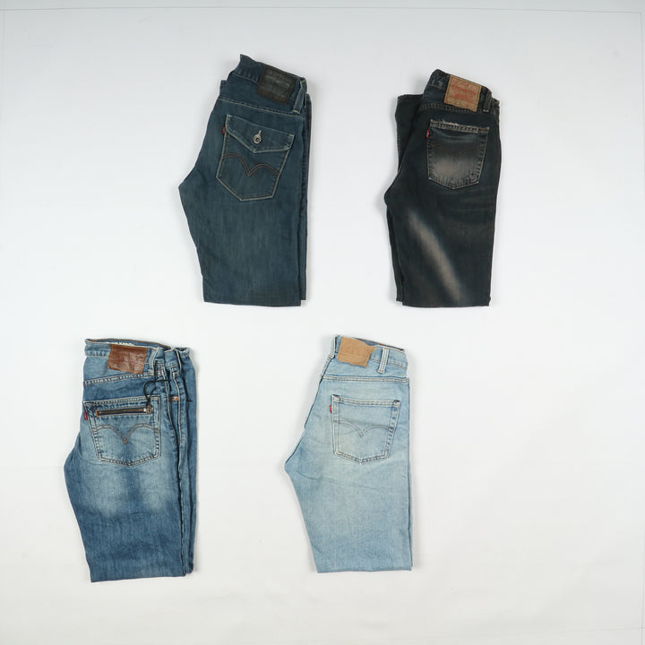 Levi's ZIP fly, Grado A+ B, stock da 36pz Levis jeans Uomo e Donna Denim
