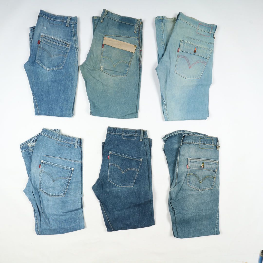 Levi's Engineered anni 2000 Box 38pz Uomo e Donna y2k Levis jeans twister antiform