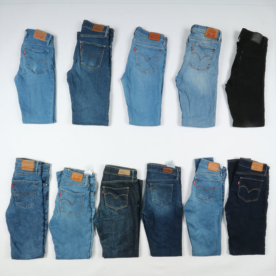 Levi's jeans denim slim, skinny, regular fit.. stock da 41 pz uomo e donna