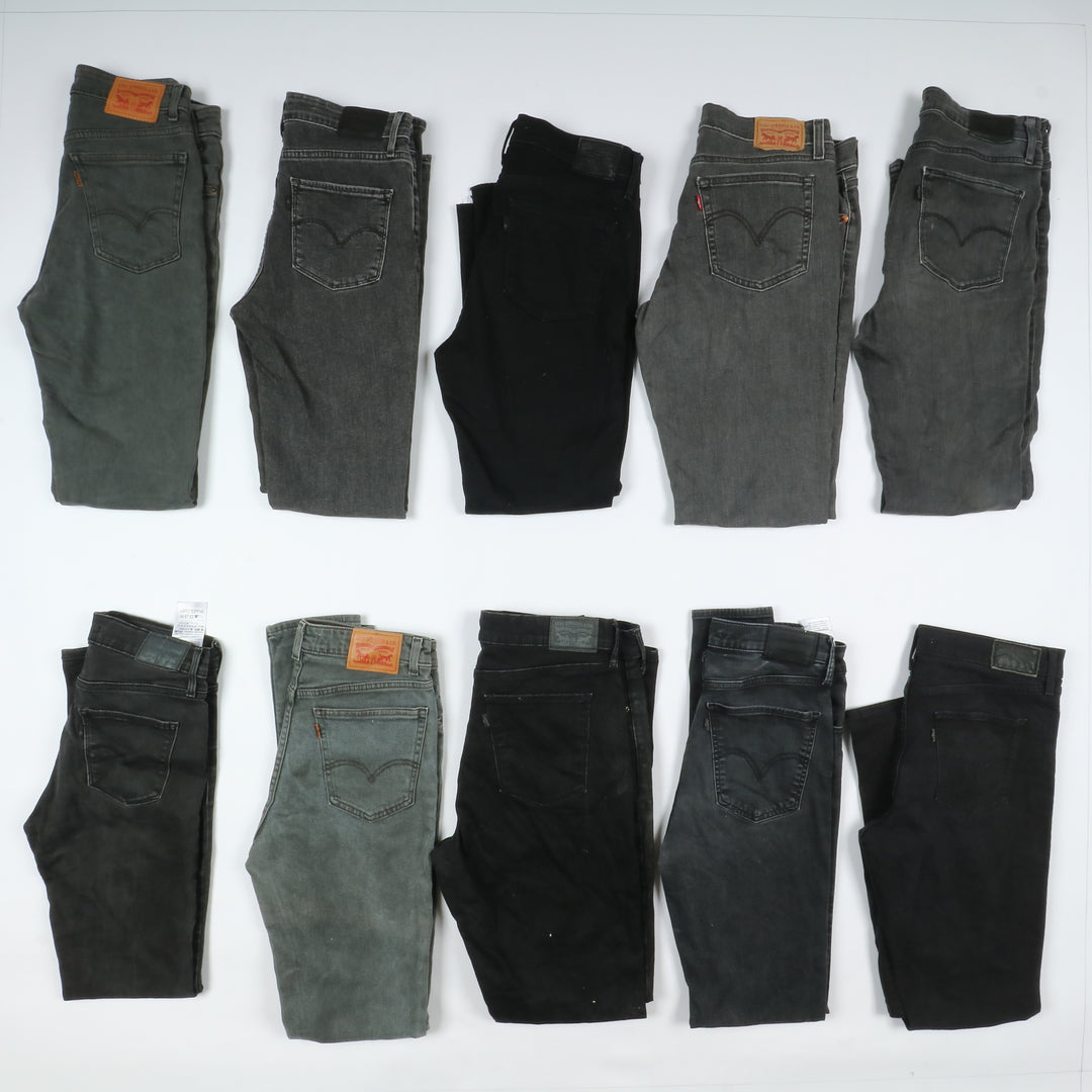 Levi's jeans Nero slim donna stock da 28 pz - Levis 511, 504, 519....