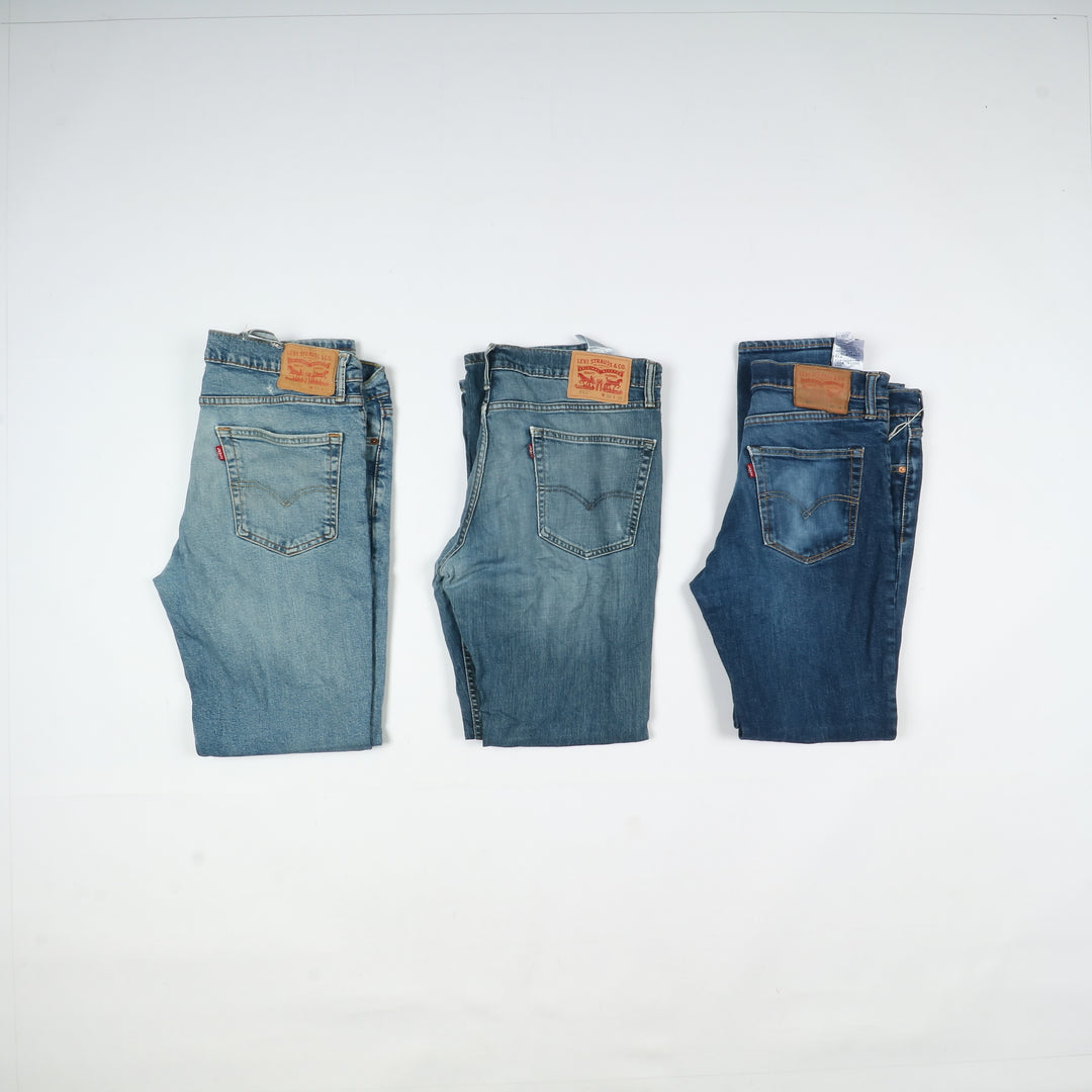 Levi's jeans denim slim e skinny stock da 35 pz uomo e donna
