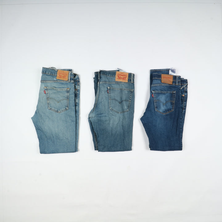 Levi's jeans denim slim e skinny stock da 35 pz uomo e donna