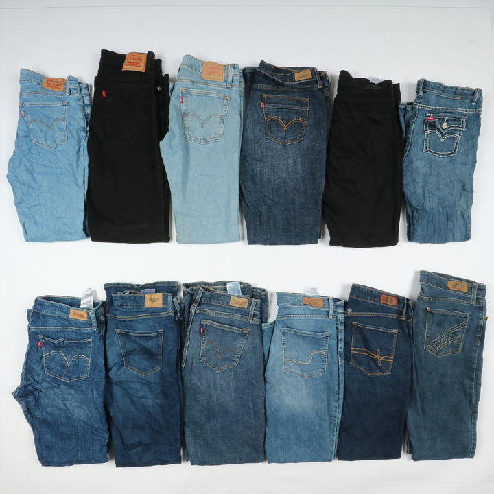 Levi's jeans stock da 45pz slim, skinny, bootcut e regular fit donna Levis