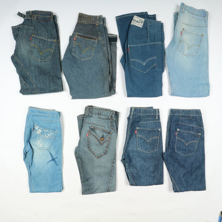 Levi's Engineered anni 2000 Box 38pz Uomo e Donna y2k Levis jeans twister antiform