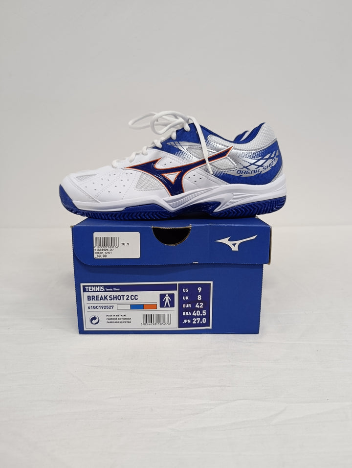 Mizuno break shot 2cc scarpe nuove uomo Eur 42 UK 8 US 9