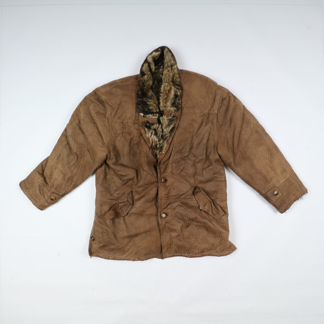 Montone Shearling Giacca vintage uomo donna Box da 6pz montoni