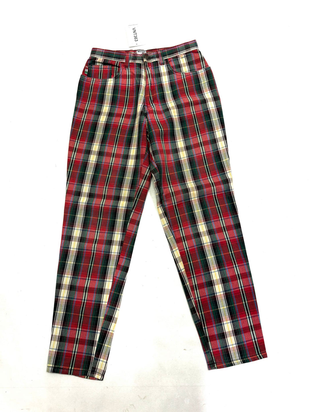 Moschino Made in Italy pantalone a quadri taglia XS anni 90&