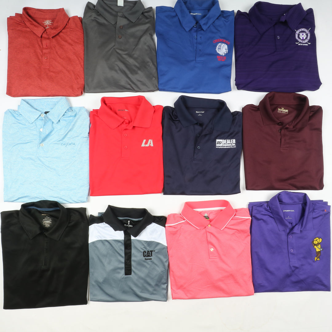 Polo jersey sportive Padel, Tennis, Golf ed altri sport 100pz