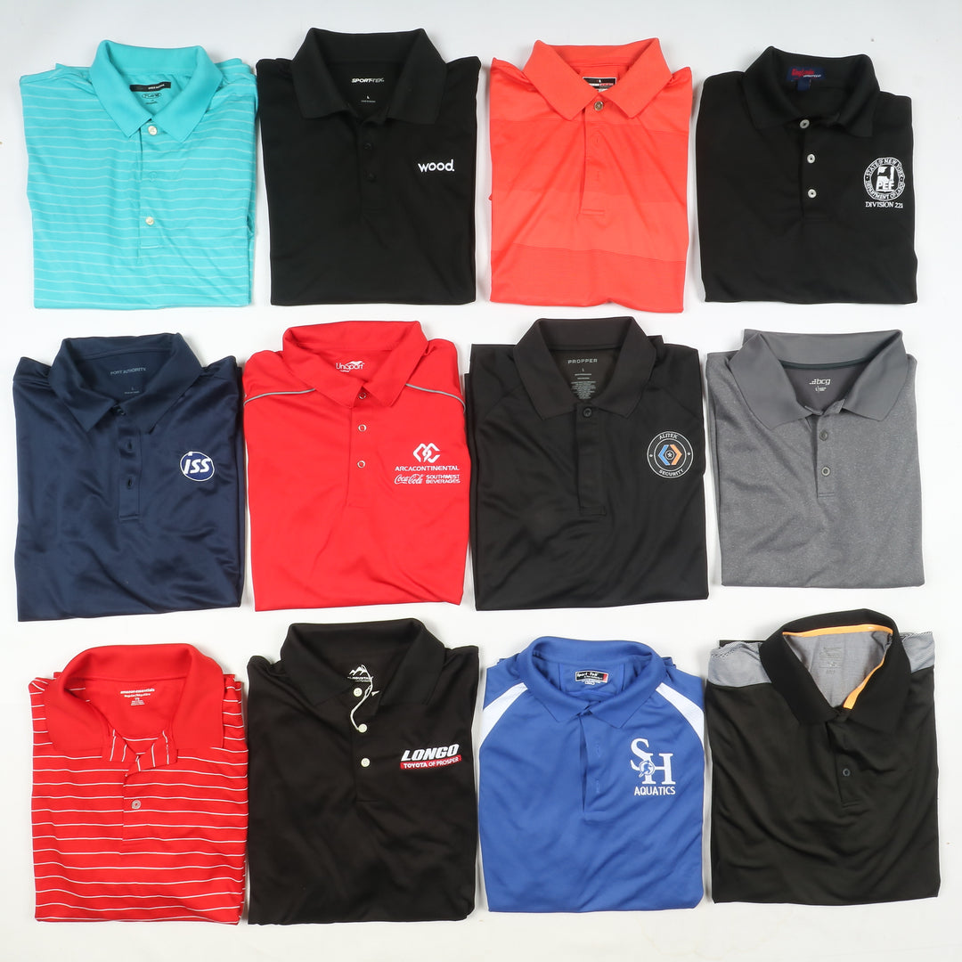 Polo jersey sportive Padel, Tennis, Golf ed altri sport 100pz