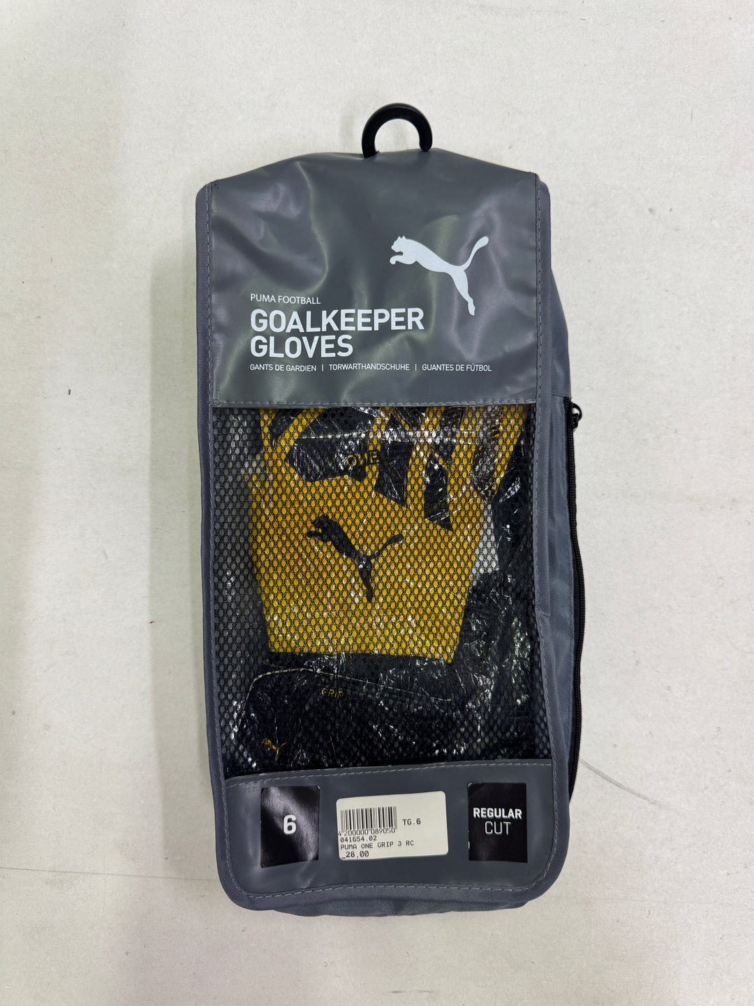 Puma one grip 3 rc size 6 guanti portiere calcio nuovi