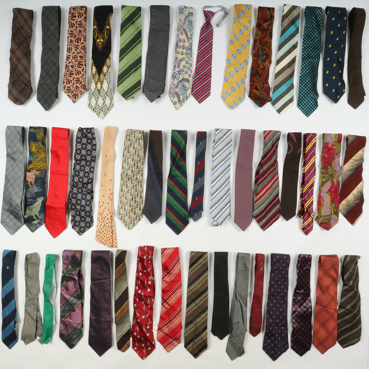 Lotto stock cravatte vintage box da 400pz