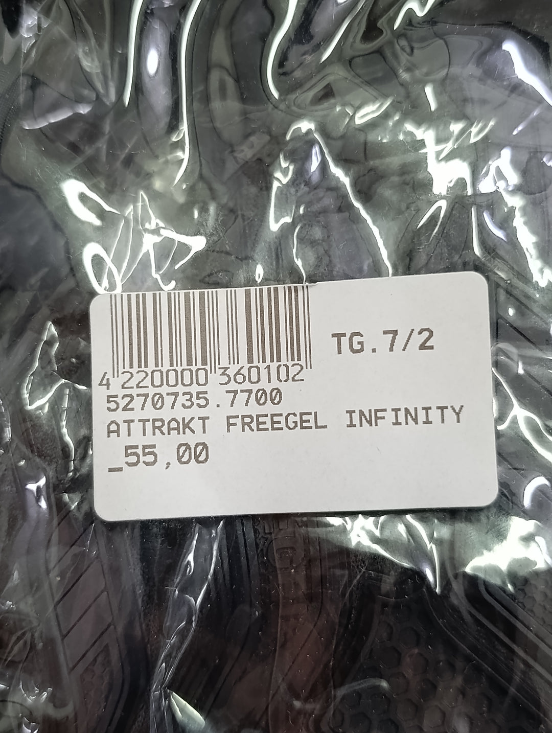 Reush attrakt freegel infinity size 7.5 guanti portiere calcio nuovi
