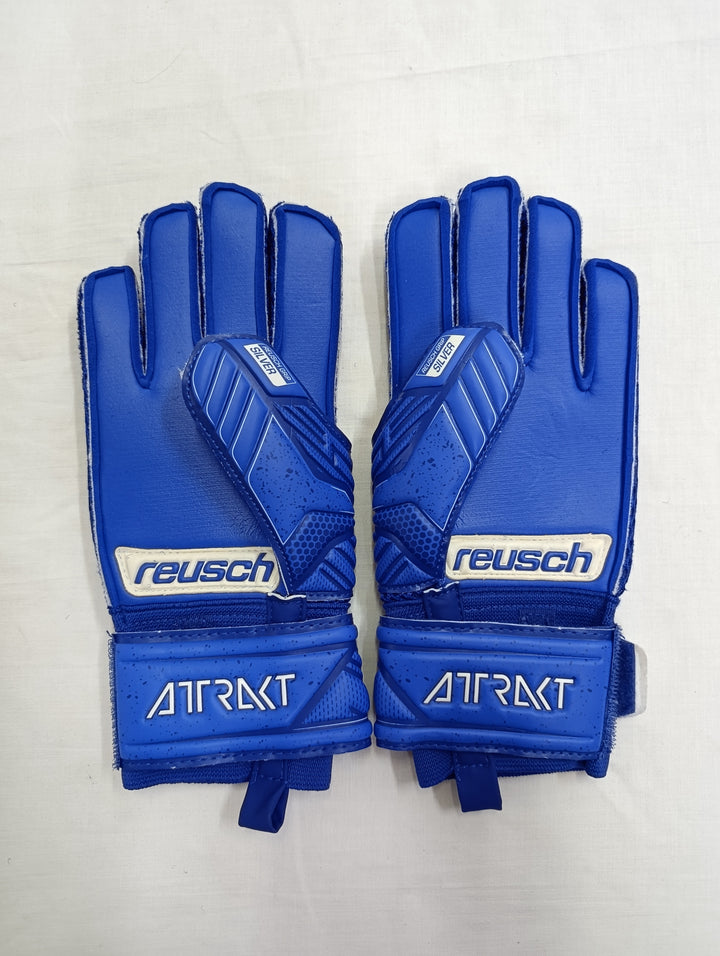 Reusch attrakt silver junior size 5 guanti portiere calcio nuovi