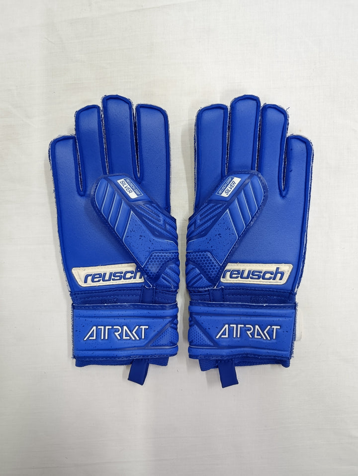 Reusch attrakt silver junior size 6 guanti portiere calcio nuovi
