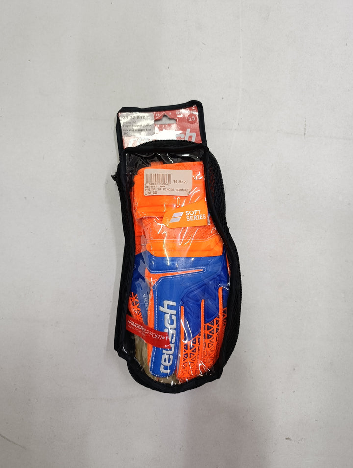 Reush prisma sg finger size 5.5 guanti portiere calcio nuovi