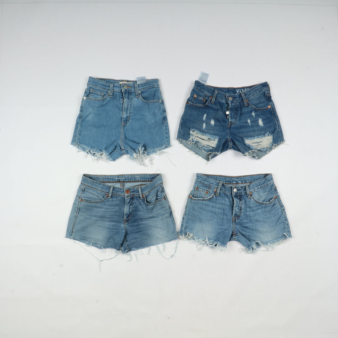 Levis short jeans donna box da 63pz denim e nero Levi's
