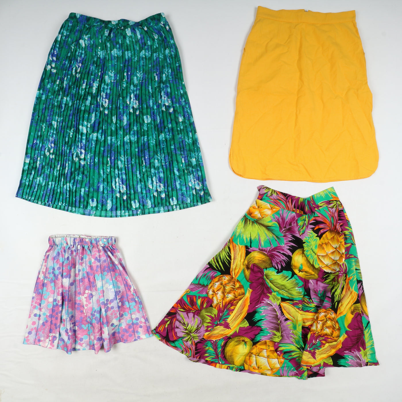 Gonne vintage estive colorate donna stock da 46pz