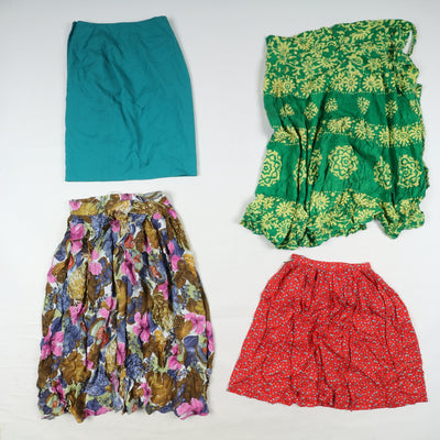Gonne vintage estive colorate donna stock da 46pz