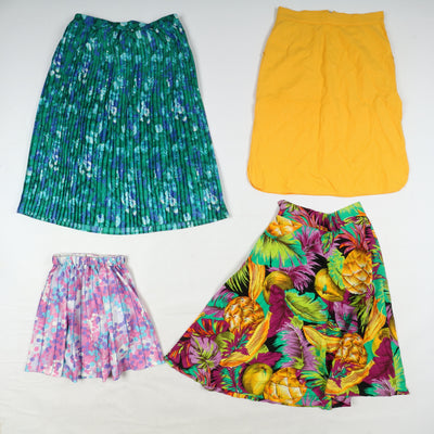 Gonne vintage estive colorate donna stock da 46pz